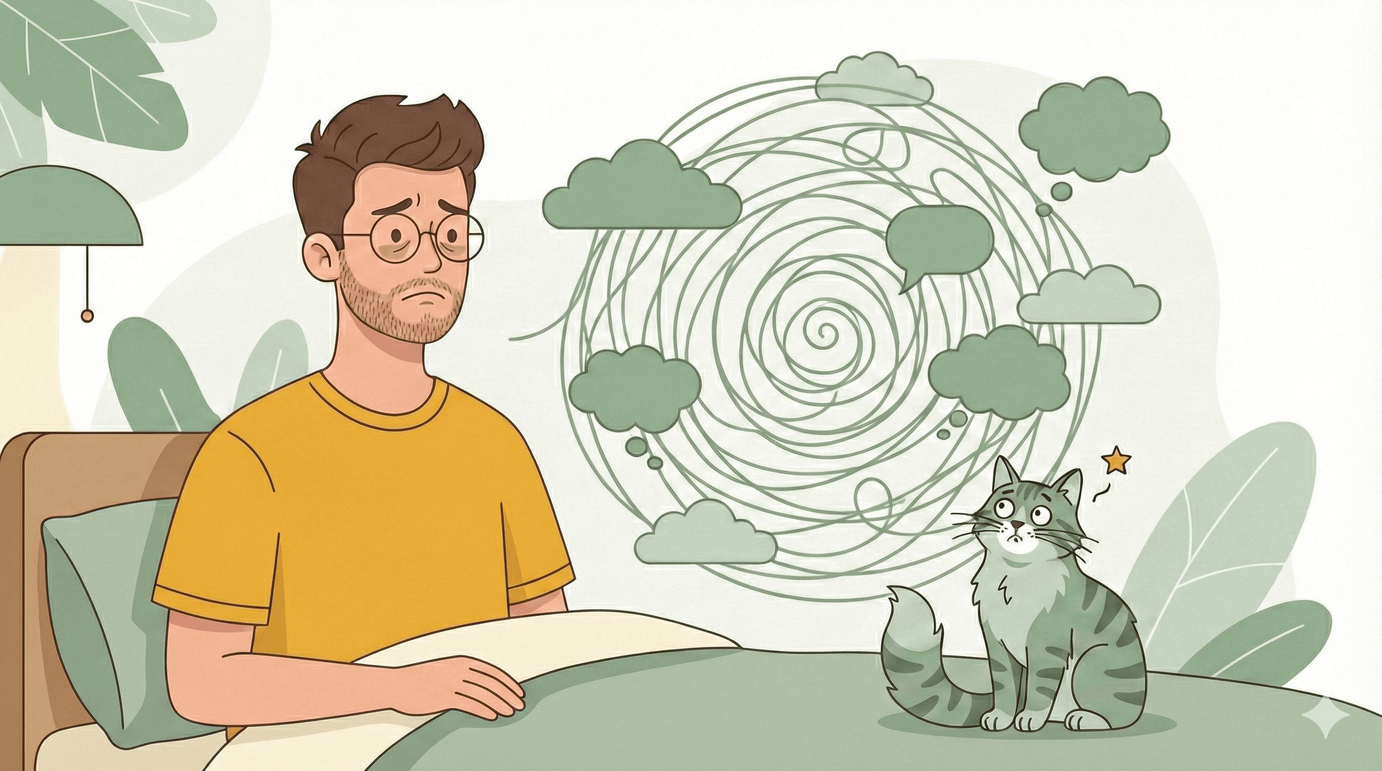 je n'arrive pas à dormir je pense trop